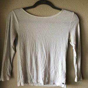 Ribbed long sleeve shirt